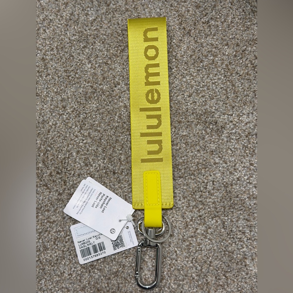 Lululemon Never Lost Key Chain - Maize Yellow